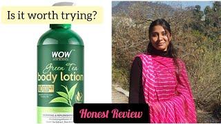 WOW SKIN SCIENCE Green tea Bodylotion | Honest Review | Devanshi kalra