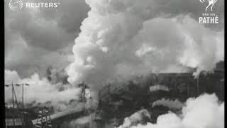 ITALY / ENERGY: New geyser used to make electricity in Tuscany (1937)