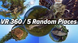 5 Random Places in 360 | Meditative Virtual Travel to Russia | VR Ambisonics