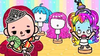 Magic Hair Challenge For Bald Princess | Sad Story | Toca Life Story | Toca Boca