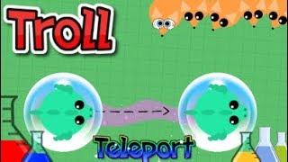 mope.io//pllexx h20//Teleport Troll Hack//funny reactions//    #2