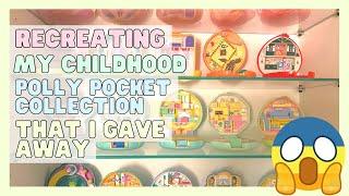 RECREATING MY CHILDHOOD POLLY POCKET COLLECTION THAT I GAVE AWAY | Vintage Polly Pocket Collection