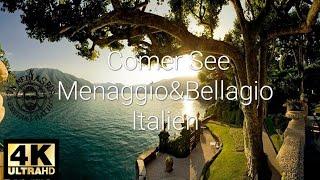 Italien Comer See Menaggio&Bellagio Lago di Como 4K