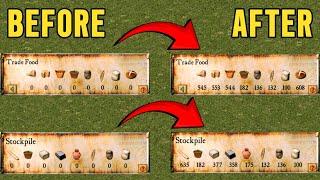 How to Max Out Granaries and Stockpile in Stronghold Crusader HD | Ultimate Resource Guide!