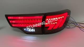 Фонари задние Toyota Highlander 2014+ дымчатые