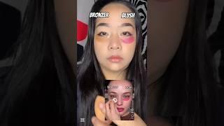 Bronzer vs Blush  #softglamlook #makeup #blush