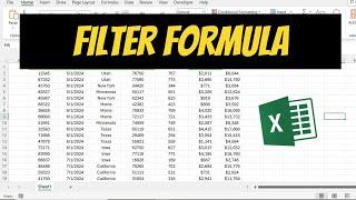 Master The Basics Of The FILTER Formula In Excel