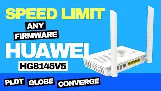 Bandwidth control (speed limit) Huawei HG8145V5 any firmware