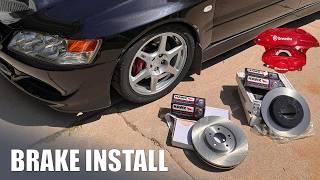 How to change Brembo Brakes - EVO 8/9/10 Brembo Brake Pads & Rotors