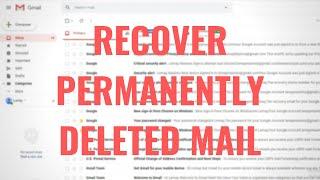 Recovery Email 2024 | How to Recover Deleted Emails From Gmail | Recover Deleted Mail [Updated]