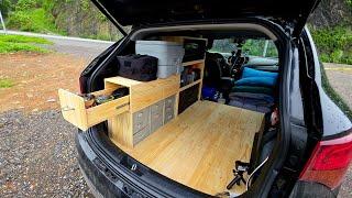I Turning an SUV into a Tiny Mobile Home | Travel, Cook, and Sleep in Custom Car Camper