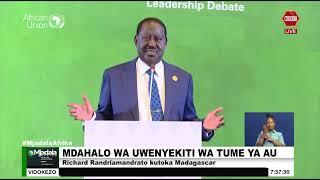 Raila Odinga: We need to create an environment of dialogue in order to prevent conflicts