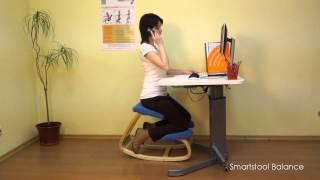 Обзор и настройка ортопедического коленного стула SmartStool Balance, регулировка и использование