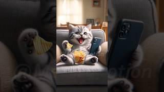 No more phone!!! #cat #cute #kitten #funny #catlover #kitty