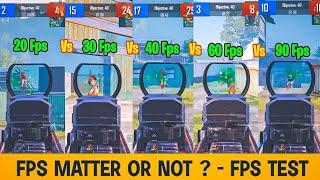 20 Fps Vs 25 Fps Vs 30 Fps Vs 40 Fps Vs 60 Fps Vs 90 Fps | BGMI & PUBG FPS ALWAYS MATTERS