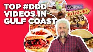Top 10 #DDD Videos in the Gulf Coast with Guy Fieri | Diners, Drive-Ins and Dives | Food Network