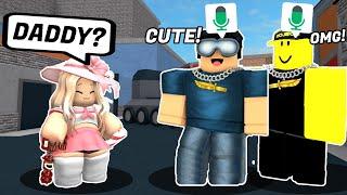 Cutest 5 YEAR OLD BARBIE in ROBLOX MM2 VOICE CHAT