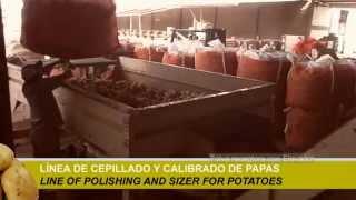 ALBION - Línea de limpieza y calibrado para Papas / Line cleaning and sizer for Potatos