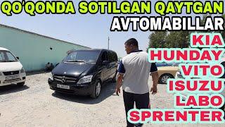 29 IYUN QOQON MASHINA BOZORIDA SOTILGAN QAYTGAN ISUZU KIA HUNDAY VITO MERS 2300$ SAVDO YO'Q