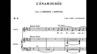 L´énamourée REYNALDO HAHN (piano accompaniment with score karaoke soprano)