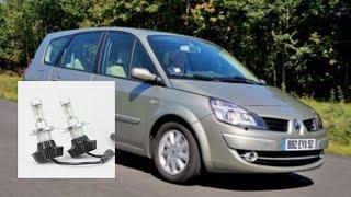 Renault Scenic установка led ламп. Миф или реальность?