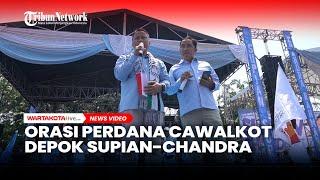 Full, Orasi Perdana Pasangan Calon Wali Kota Depok Supian Suri Chandra Rahmansyah