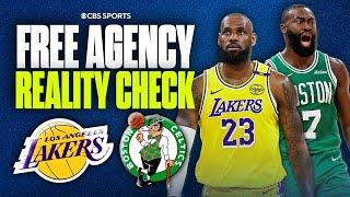 What can the Lakers and Celtics do in Free Agency? | NBA salary cap expert gives a Reality Check!