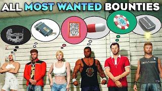 GTA 5 Online All Most Wanted Bounties Full Guide (How to Get All Bonus Rewards with Locations)