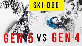 SKI-DOO GEN 5 TURBO VS GEN 4 TURBO | Sled Wyo Vlog 14