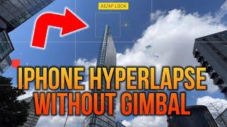 EASIEST iPhone HYPERLAPSE video