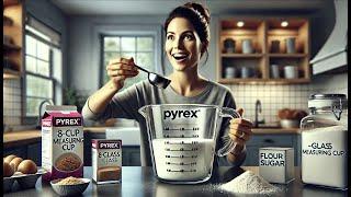  Le'raze 8 Cup Large Glass Measuring Cup - Kitchen Bowl | Best Pyrex 8 Cup Measuring Cup Glass 