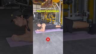MEJORA TU ZONA MEDIA | PLANCH ABDOMINAL #abdominales #gymtips #gymrat #gymgirl #gymbro #fitgirl #gym