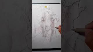 anime drawing art new ️ #art #drawing #youtubeshorts #shorts