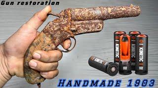 Gun restoration Old gun restoration Handmade 1903 most antique Handmade [12 gauge] gun restoration