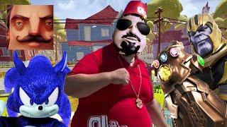 Hello Neighbor - New Secret Neighbor Skibidi Dop Boy Thanos Pirat Sonic History Gameplay Walkthrough