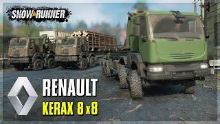 СУПЕР РЕНО ● ОБЗОР Мода RENAULT Kerax 8x8 (PC, Console)  Мод Для SnowRunner