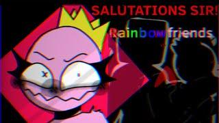 SALUTATIONS SIR ! || Roblox animation || [rainbow friends] "pink and blue" "blue x green"