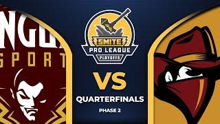 SMITE Pro League Phase 2 Playoffs: Sanguine vs Renegades (Quarterfinals)