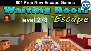 [Walkthrough] 501 Free New Escape Games level 278 - Waiting room escape - Complete Game