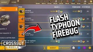 Typhoon, Firebug, Flash in Market! • Crossout Mobile