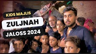 Bachoo Ki Majlis Or Jaloos Zuljnah | Mochi Gate Lahore | 15 Saffar 2024 | Zuljnah Vlog