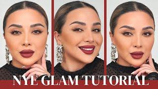 NEW YEARS EVE MAKEUP TUTORIAL GLAM PARTY LOOK | NINA UBHI