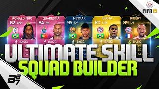 THE ULTIMATE SKILL SQUAD BUILDER w/ PINK RONALDINHO AND PINK QUARESMA! | FIFA 15