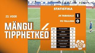 JK Tabasalu - FC Tallinn I 1:0 I Esiliiga 23. voor I 2024