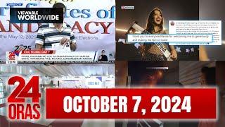 24 Oras Express: October 07, 2024 [HD]