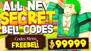 ALL NEW 3 *SECRET* CODES in ONE PIECE MILLENNIUM 3 CODES! (ONE PIECE MILLENNIUM 3 CODES) ROBLOX