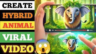 How to Create Viral Hybrid Animal Videos | New Method - AI Animals Fusion | Tech karo