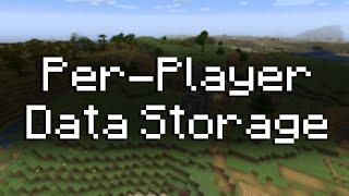 Per-Player Data Storage in Minecraft [Player Database]