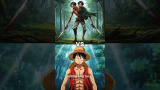 Titan Levi vs Monkey D. Luffy, Sanji, Zoro, Shanks, Chopper #leviackerman #attackontitan #onepiece