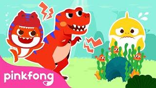 Rawr! Baby Shark Turns into Dinosaur! | Transformations | Story for Kids | Pinkfong